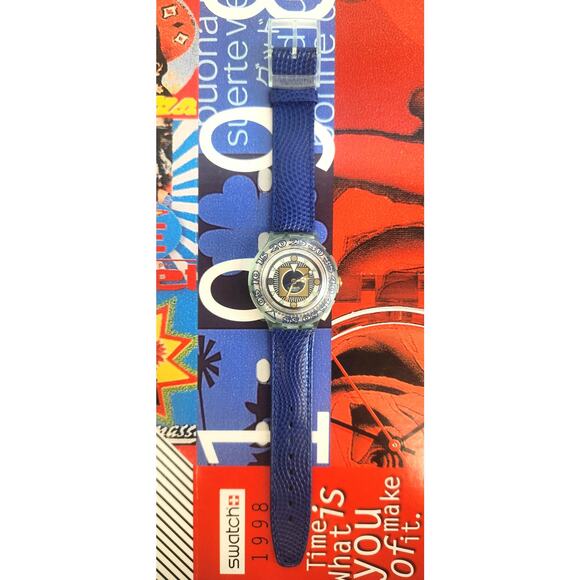 Swatch watch SüDPOL SDG106 1995 Scuba New Old Stock - Picture 3 of 8